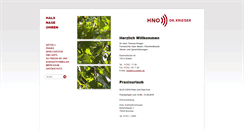 Desktop Screenshot of hno-bretten.de