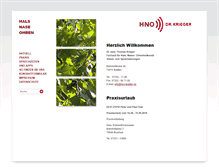 Tablet Screenshot of hno-bretten.de